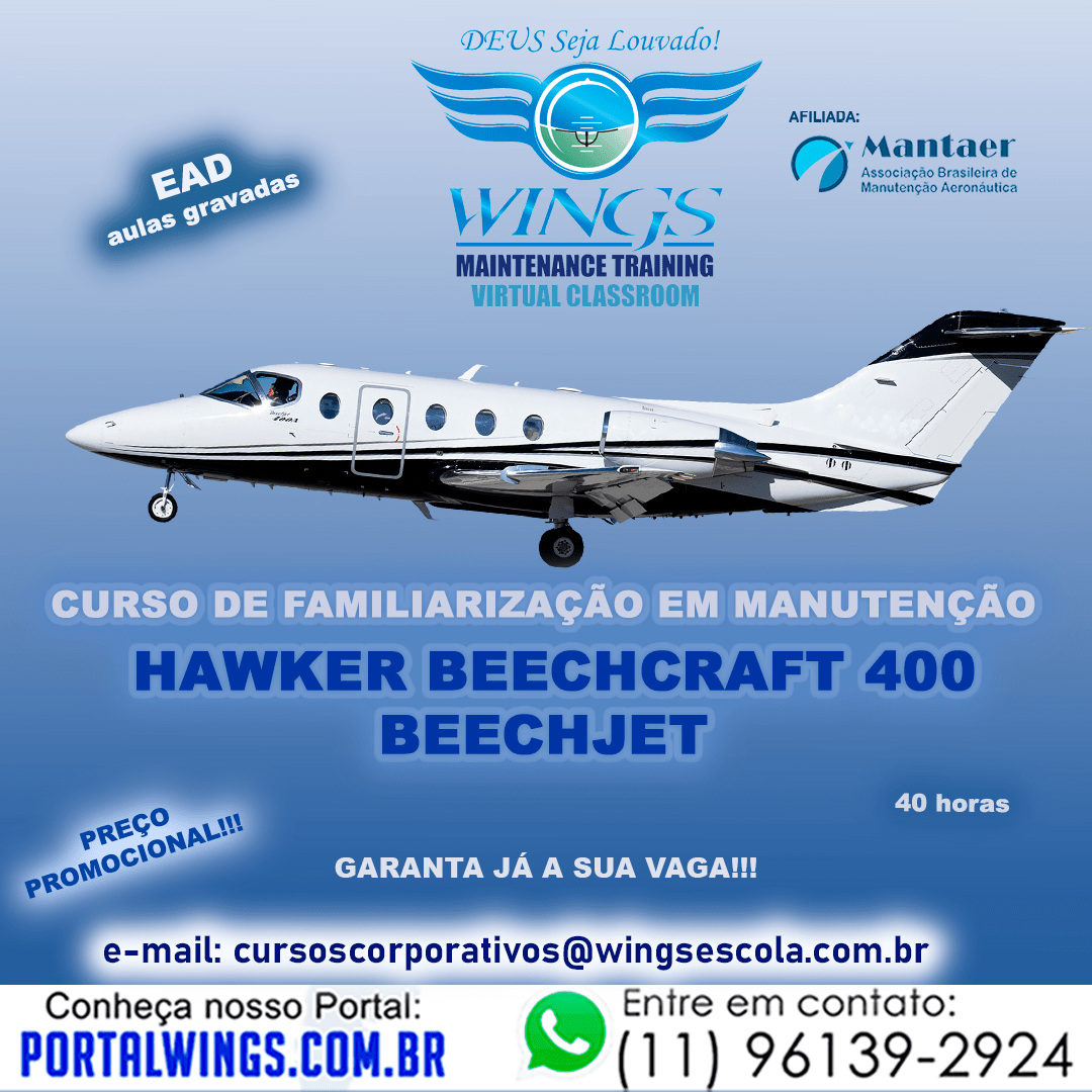 Curso Hawker 400 – Beechjet | Maintenance Training