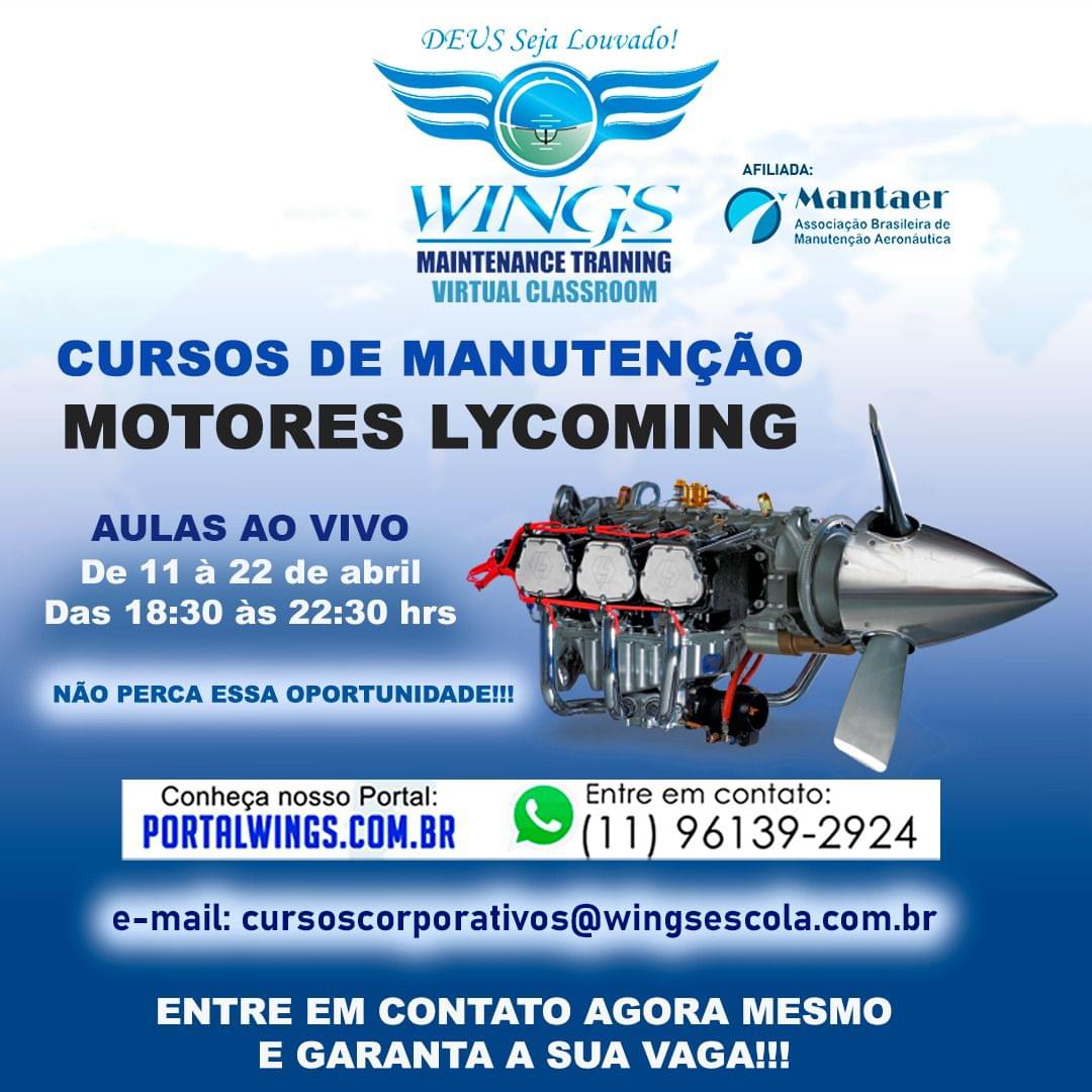 Curso Familiarização de Motor Lycoming Maintenance Training
